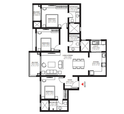 3 Floor Plan
